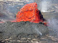 USGS Lava flow near Hilo, Hawaii